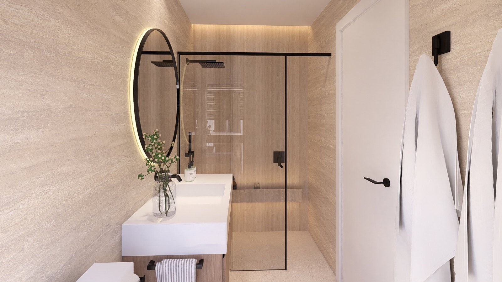 Baño 2 en suite del chalet en venta en León